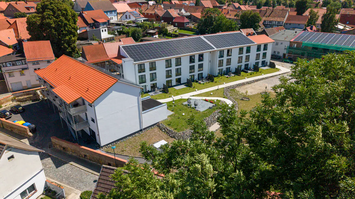 Das Rittergut Derenburg mit seinen sanierten Fachwerkgebäuden