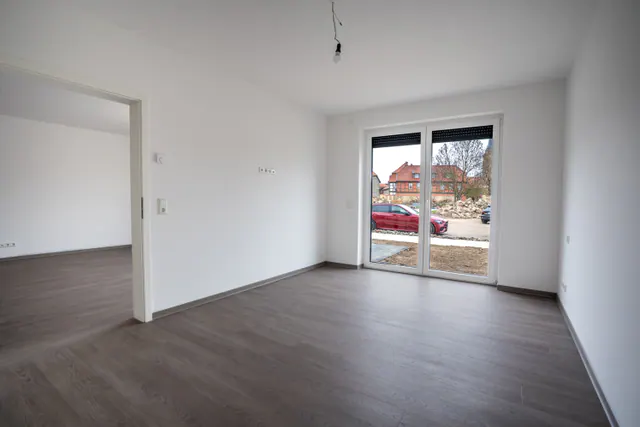 Schlafzimmer einer Wohnung im Rittergut