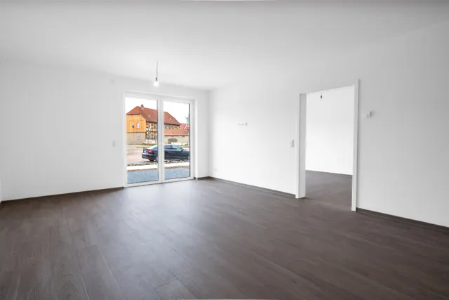 Wohnzimmer einer Wohnung im Rittergut